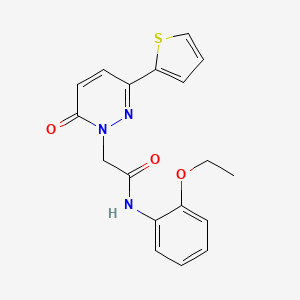 N-(2-ethoxyphenyl)-2-(6-oxo-3-(thiophen-2-yl)pyridazin-1(6H)-yl)acetamide