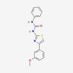 1-[4-(3-Methoxyphenyl)-1,3-thiazol-2-yl]-3-phenylurea