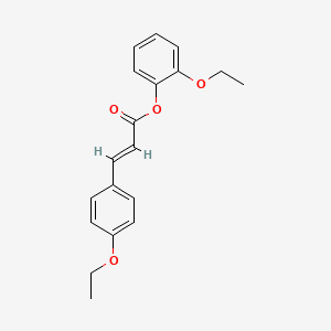 2-ethoxyphenyl (2E)-3-(4-ethoxyphenyl)prop-2-enoate