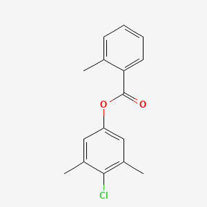 4-Chloro-3,5-dimethylphenyl 2-methylbenzoate