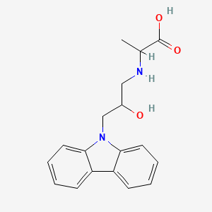 molecular formula C18H20N2O3 B14872176 N-[3-(9H-carbazol-9-yl)-2-hydroxypropyl]alanine 