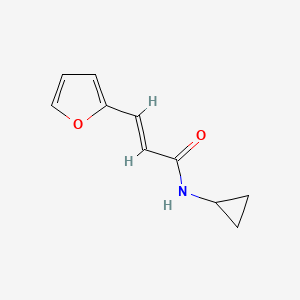 (E)-N-cyclopropyl-3-(furan-2-yl)acrylamide