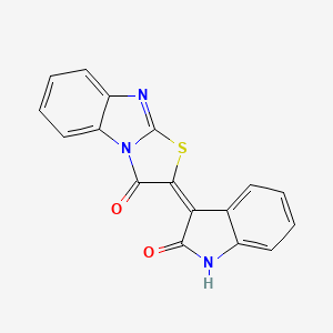 2-(2-Oxo-1,2-dihydro-3H-indol-3-ylidene)[1,3]thiazolo[3,2-a]benzimidazol-3(2H)-one