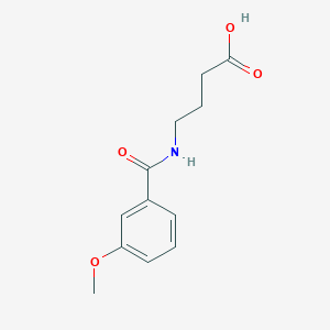 4-[(3-Methoxybenzoyl)amino]butanoic acid