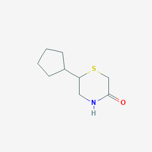 6-Cyclopentylthiomorpholin-3-one