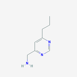 molecular formula C8H13N3 B14872417 (6-Propylpyrimidin-4-yl)methanamine 