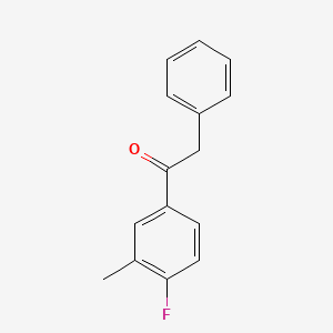 1-(4-Fluoro-3-methylphenyl)-2-phenylethanone