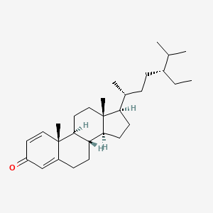 molecular formula C29H46O B14872441 Stigmast-1,4-dien-3-one CAS No. 64700-25-0