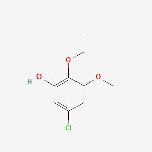 5-Chloro-2-ethoxy-3-methoxyphenol