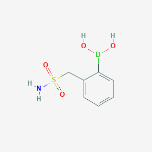 molecular formula C7H10BNO4S B14872479 (2-(Sulfamoylmethyl)phenyl)boronic acid 