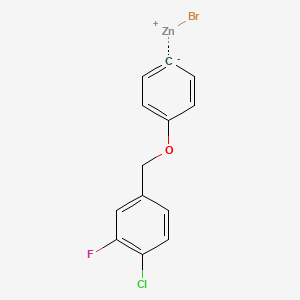 4-(4'-Chloro-3'-fluorobenZyloxy)phenylZinc bromide