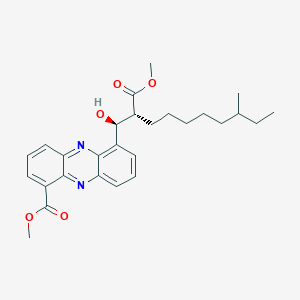 molecular formula C27H34N2O5 B1487256 Streptophenazine J CAS No. 1802939-30-5