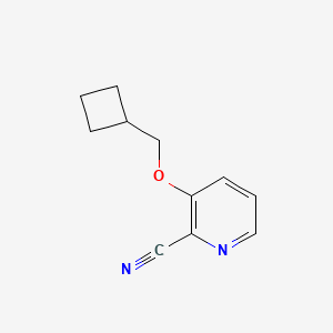 3-(Cyclobutylmethoxy)picolinonitrile