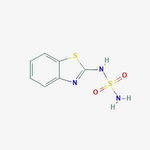 molecular formula C7H7N3O2S2 B148726 2-(Sulfamoylamino)-1,3-benzothiazole CAS No. 136810-66-7