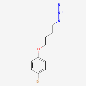 molecular formula C10H12BrN3O B1487263 1-(4-Azidobutoxy)-4-bromobenzene CAS No. 2137643-07-1