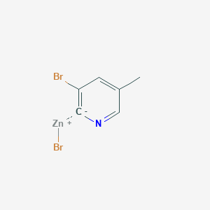 (3-Bromo-5-methylpyridin-2-yl)Zinc bromide