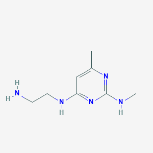 N4-(2-aminoethyl)-N2,6-dimethylpyrimidine-2,4-diamine