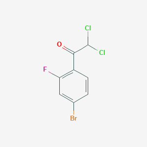 1-(4-Bromo-2-fluorophenyl)-2,2-dichloroethanone