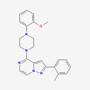 4-[4-(2-Methoxyphenyl)piperazin-1-yl]-2-(2-methylphenyl)pyrazolo[1,5-a]pyrazine