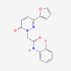 N-(2-fluorophenyl)-2-(3-(furan-2-yl)-6-oxopyridazin-1(6H)-yl)acetamide