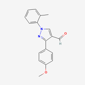 3-(4-Methoxyphenyl)-1-o-tolyl-1H-pyrazole-4-carbaldehyde