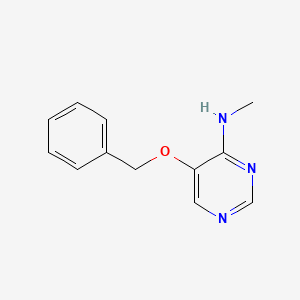 5-(benzyloxy)-N-methylpyrimidin-4-amine