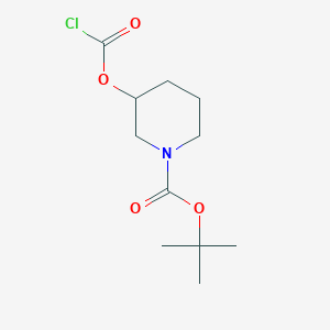 Tert-butyl 3-((chlorocarbonyl)oxy)piperidine-1-carboxylate