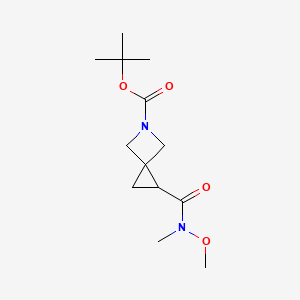 Tert-butyl 1-(methoxy(methyl)carbamoyl)-5-azaspiro[2.3]hexane-5-carboxylate