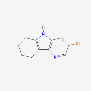 molecular formula C11H11BrN2 B1487284 3-Bromo-6,7,8,9-tetrahydro-5H-pyrido[3,2-b]indole CAS No. 2231675-92-4