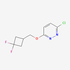 3-Chloro-6-((3,3-difluorocyclobutyl)methoxy)pyridazine