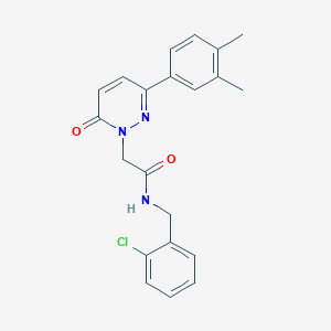 N-(2-chlorobenzyl)-2-(3-(3,4-dimethylphenyl)-6-oxopyridazin-1(6H)-yl)acetamide