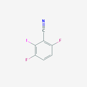 molecular formula C7H2F2IN B14872908 3,6-Difluoro-2-iodobenzonitrile 