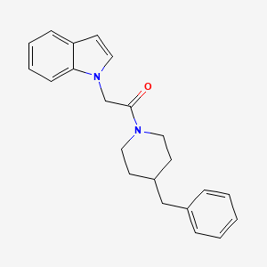 1-(4-benzylpiperidin-1-yl)-2-(1H-indol-1-yl)ethanone