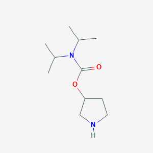 Pyrrolidin-3-yl diisopropylcarbamate