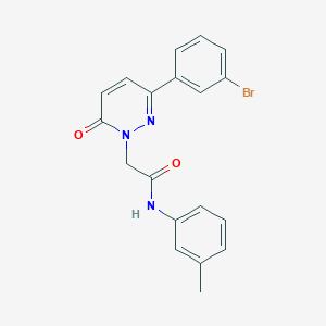 2-(3-(3-bromophenyl)-6-oxopyridazin-1(6H)-yl)-N-(m-tolyl)acetamide