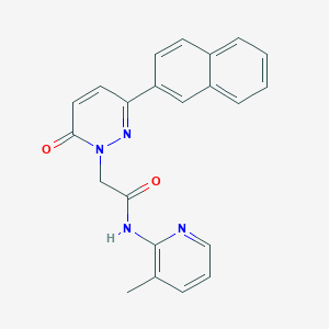 N-(3-methylpyridin-2-yl)-2-(3-(naphthalen-2-yl)-6-oxopyridazin-1(6H)-yl)acetamide