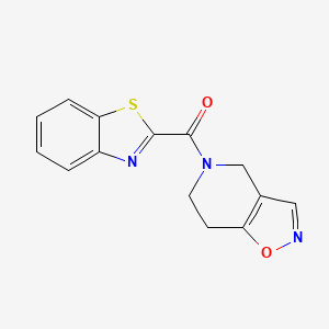 benzo[d]thiazol-2-yl(6,7-dihydroisoxazolo[4,5-c]pyridin-5(4H)-yl)methanone