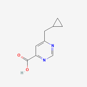 6-(Cyclopropylmethyl)pyrimidine-4-carboxylic acid