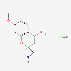 7'-Methoxyspiro[azetidine-3,2'-chroman]-4'-ol hydrochloride