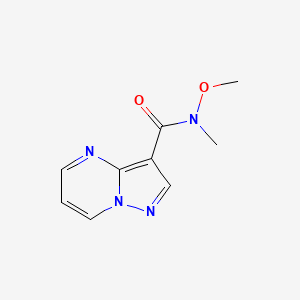 N-methoxy-N-methylpyrazolo[1,5-a]pyrimidine-3-carboxamide