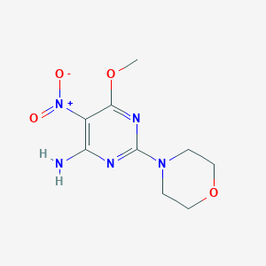 6-Methoxy-2-morpholino-5-nitropyrimidin-4-amine