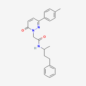 2-(6-oxo-3-(p-tolyl)pyridazin-1(6H)-yl)-N-(4-phenylbutan-2-yl)acetamide