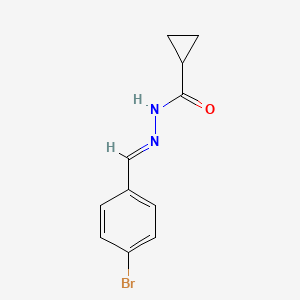 (E)-N'-(4-bromobenzylidene)cyclopropanecarbohydrazide