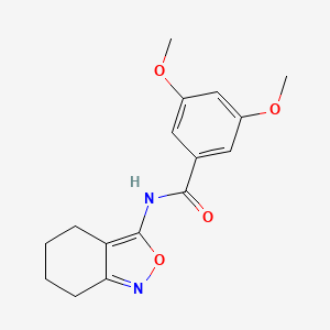 3,5-dimethoxy-N-(4,5,6,7-tetrahydrobenzo[c]isoxazol-3-yl)benzamide