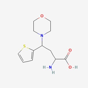 2-Amino-4-morpholino-4-(thiophen-2-yl)butanoic acid