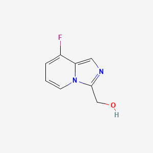 molecular formula C8H7FN2O B14873290 (8-Fluoroimidazo[1,5-a]pyridin-3-yl)methanol 