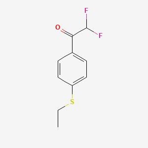 1-(4-(Ethylthio)phenyl)-2,2-difluoroethanone