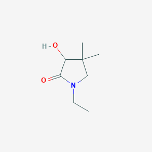 1-Ethyl-3-hydroxy-4,4-dimethylpyrrolidin-2-one