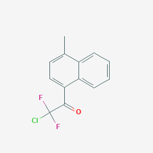 2-Chloro-2,2-difluoro-1-(4-methylnaphthalen-1-yl)ethanone