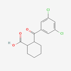 2-(3,5-Dichloro-benzoyl)-cyclohexanecarboxylic acid